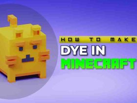How To Make Dye In Minecraft